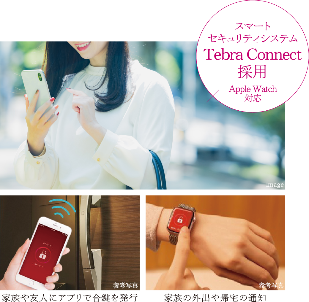 スマートセキュリティシステムTebra Connect採用